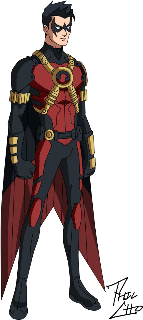 Robin Comic Png Photos - Batman Gotham Crusaders Robin (626x1274), Png Download
