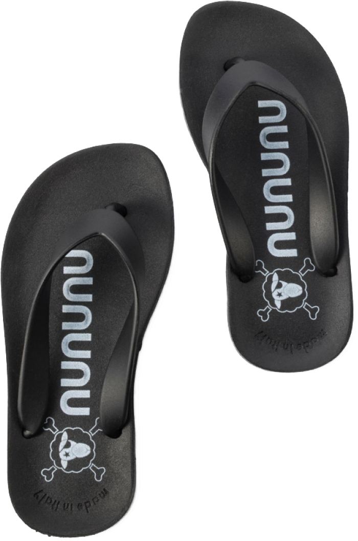 Nununu Flip Flops - Nununu - Flip Flops - Black-41/42 (960x720), Png Download