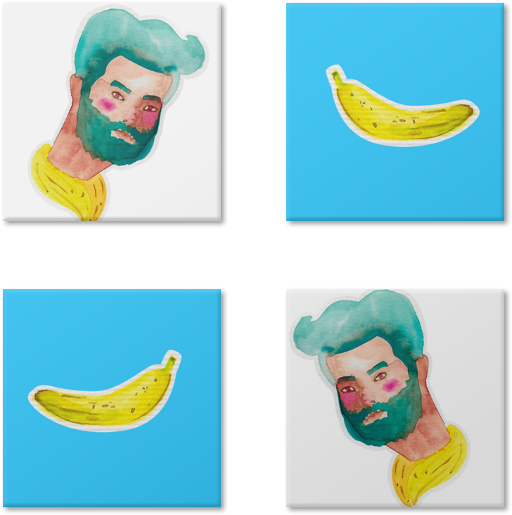 Magneto Homem Banana De Barbara Câmarana - Man (800x800), Png Download