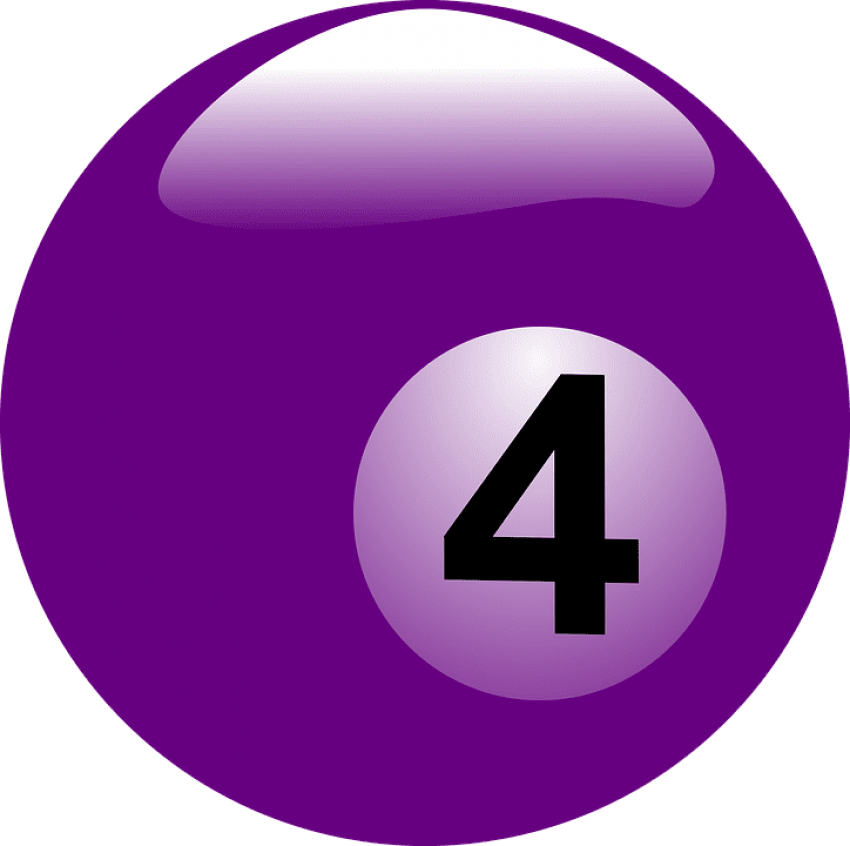 Free Png Billiard Ball Png Images Transparent - Bola De Billar 4 (850x846), Png Download