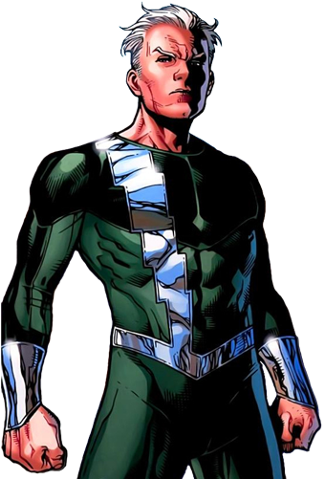 I'd Like This One If They Would Sculpt The Gauntlets, - Quicksilver Comic Png (344x480), Png Download