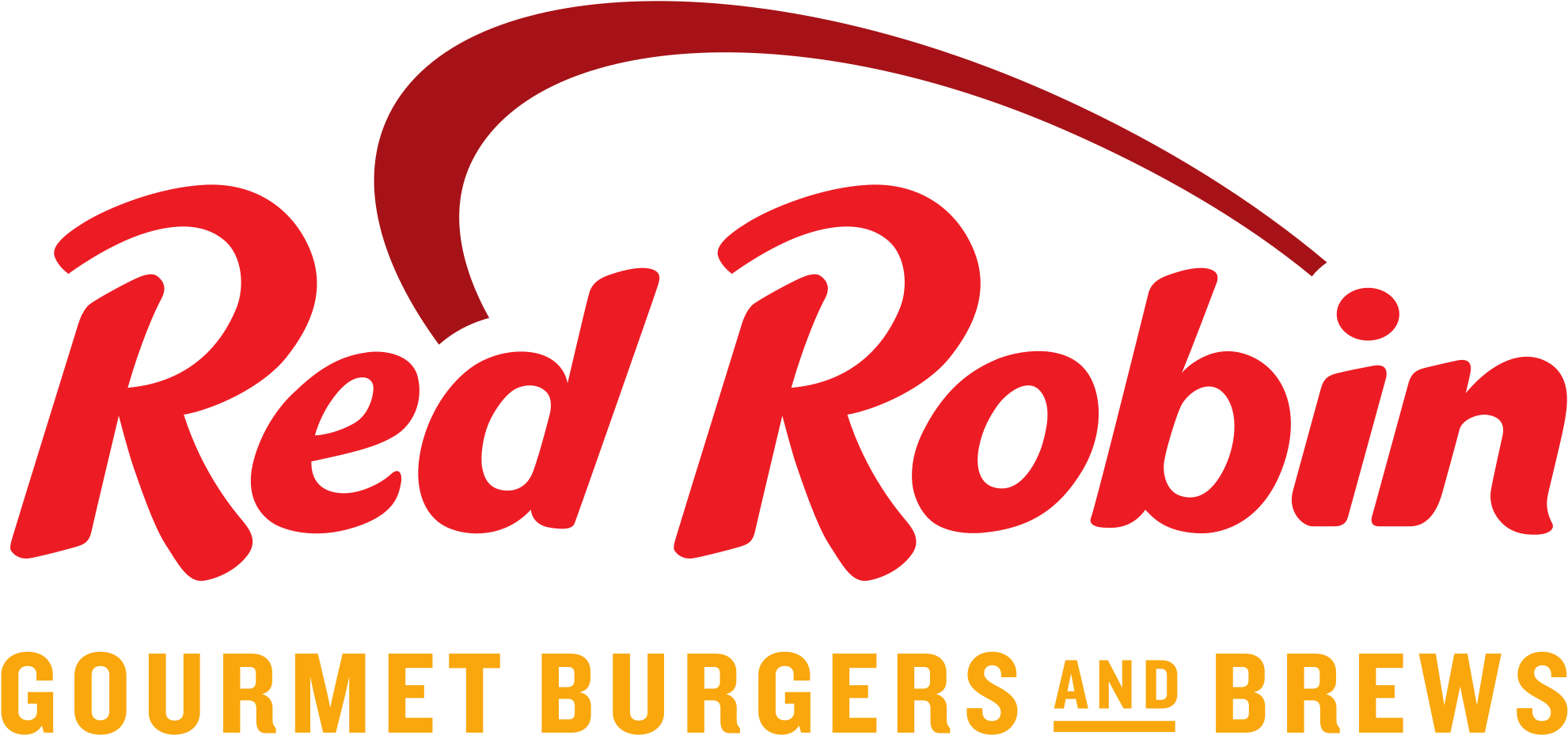 Open - Red Robin Gourmet Burgers And Brews Logo (2000x950), Png Download