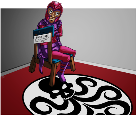 Magneto's Origin Story Has Established Him As A Survivor - Illustration (525x406), Png Download