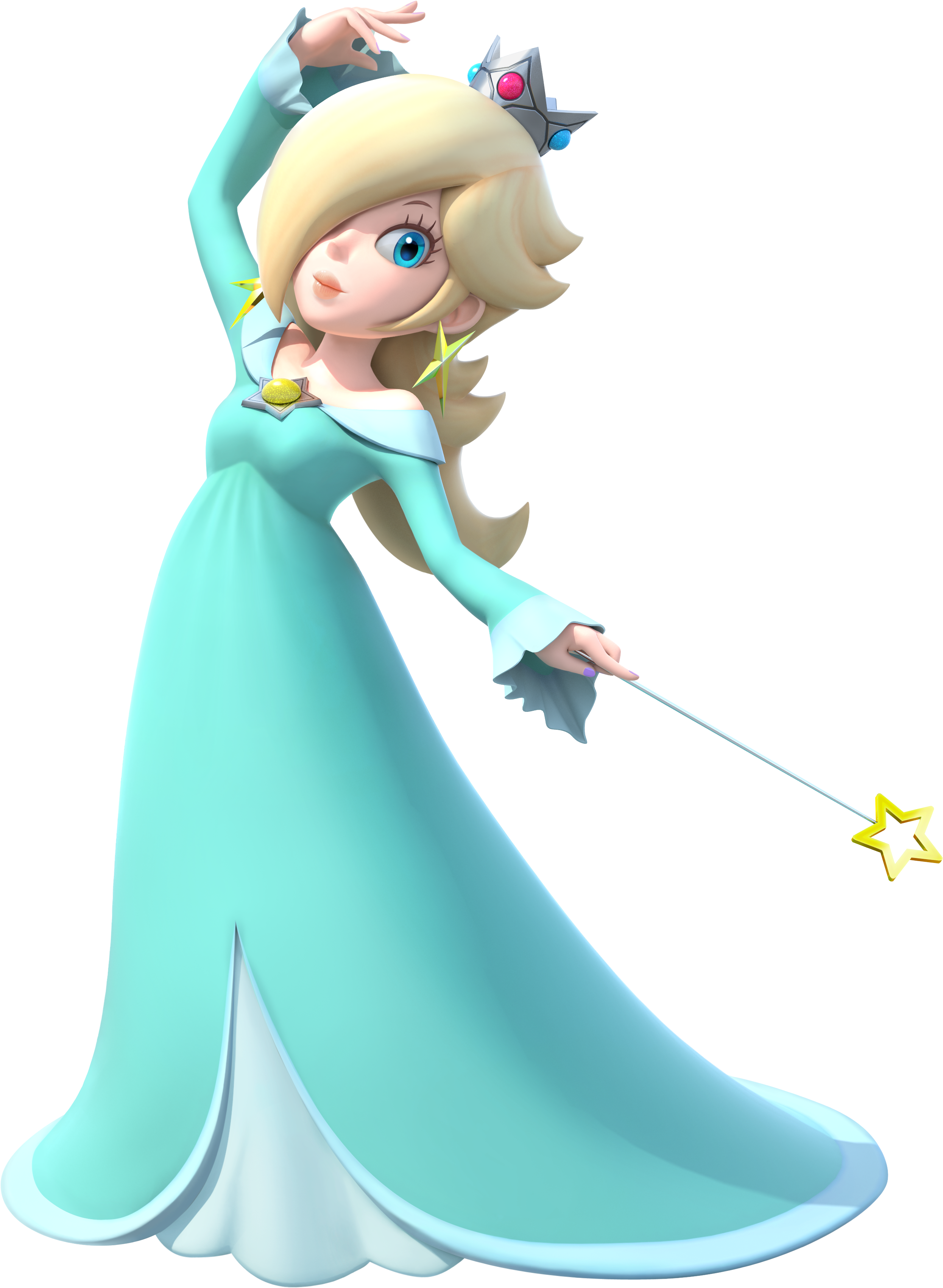 Rosalina - - Mario Party 10 Wii U Game (selects) (686x900), Png Download