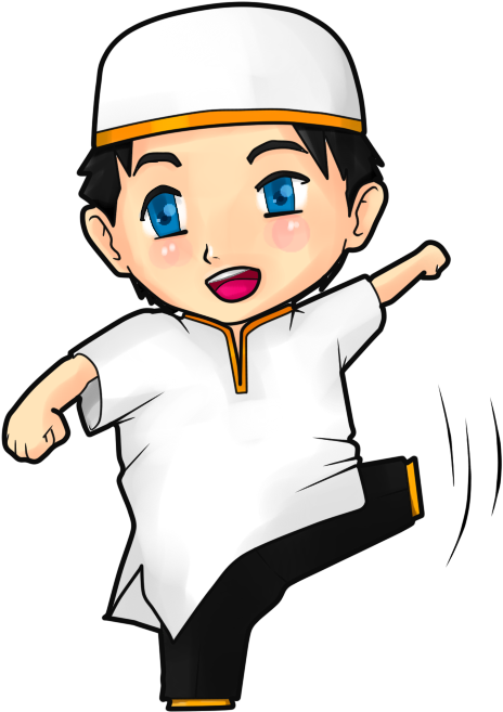 Anime Muslim Png - Chibi Boy Muslim Png (800x1000), Png Download