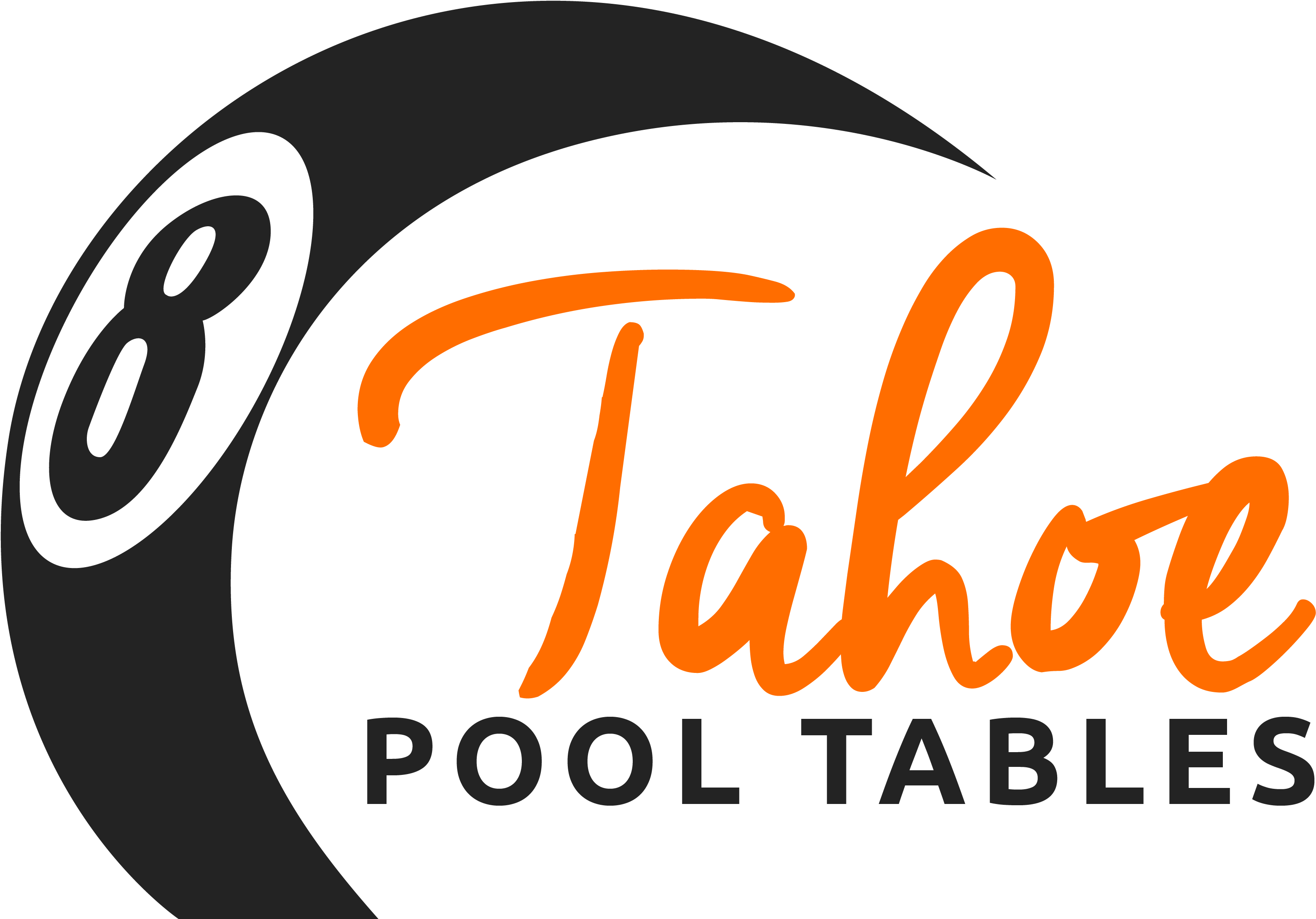 Tahoe Pool Tables - Pool Table Logo Png (3827x2767), Png Download