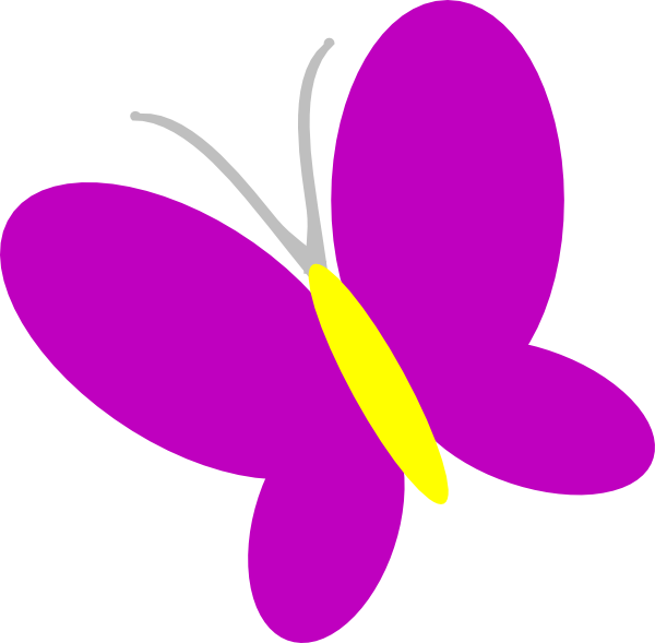 600 X 589 1 - Clip Art Of Butterfly (600x589), Png Download