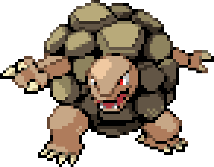 Golem - Pokemon Golem (850x640), Png Download