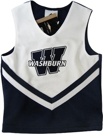 Washburn Ichabods Girls Cheerleader Top - Sweater Vest (720x540), Png Download