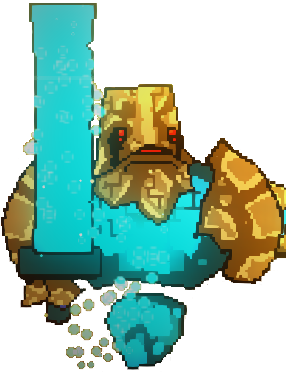 Ancient Golem - Roguelands The Destroyer (567x738), Png Download