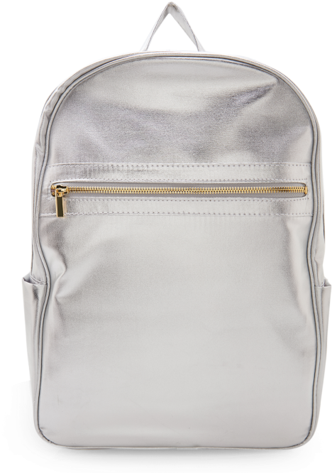 Metallic Silver Get It Together Backpack - Garment Bag (700x700), Png Download