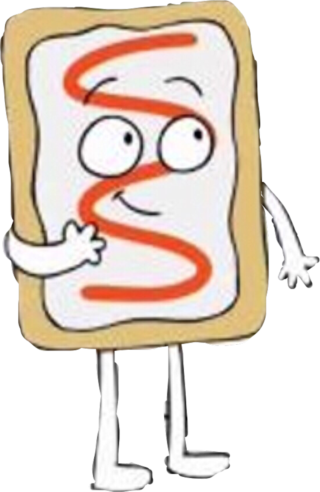 Poptart Sticker - Cartoon (1024x1576), Png Download