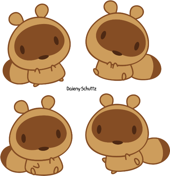 Platypus Clipart Chibi - Cartoon (650x645), Png Download