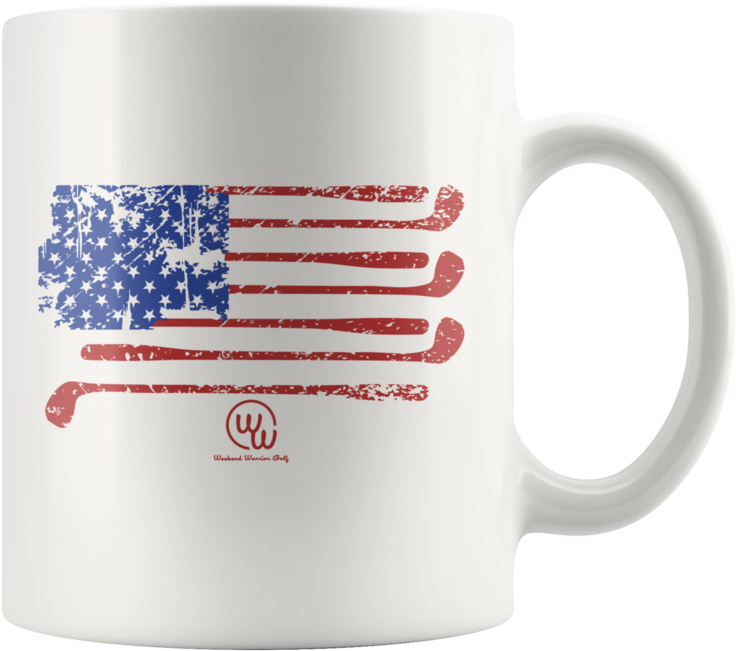 Usa Golf Flag Mug - Beer Stein (760x760), Png Download