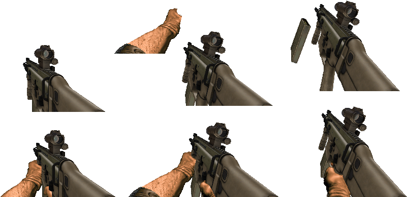 I Sound Like I'm Asking A Lot, But Can Someone Help - Gun Reload Animation Sprite (809x400), Png Download