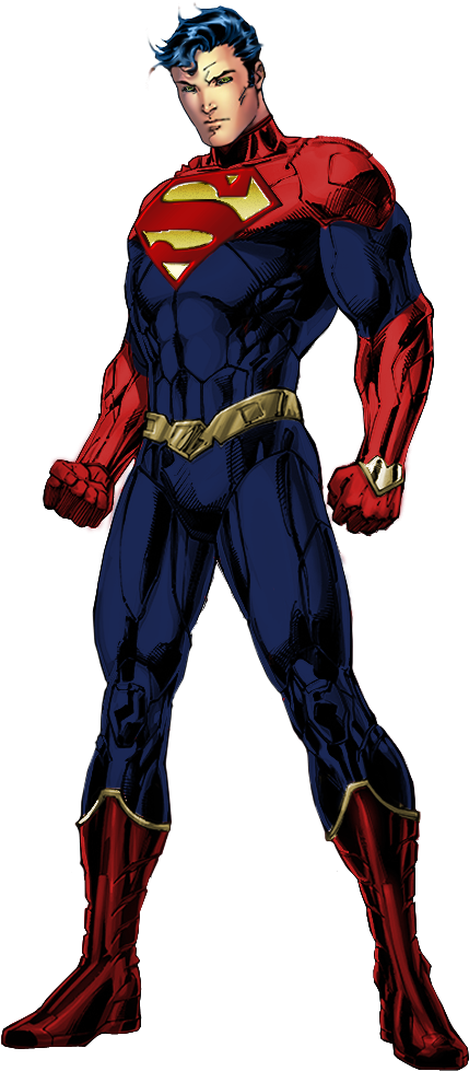 Just A Quick Re Design Of The - New 52 Superman Black Suit (437x1000), Png Download