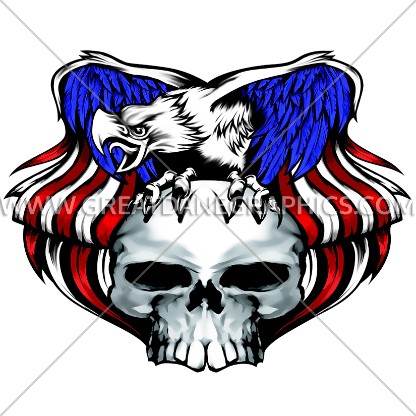 Clipart Skull Eagle - Eagle Skull (825x825), Png Download