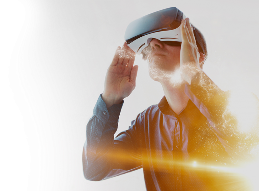 Virtual Reality App Development > - Transparent Virtual Reality Png (1024x608), Png Download
