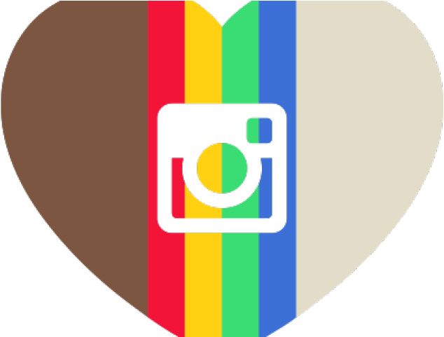 Instagram Clipart Instagram Heart - Instagram Logo Heart (640x480), Png Download