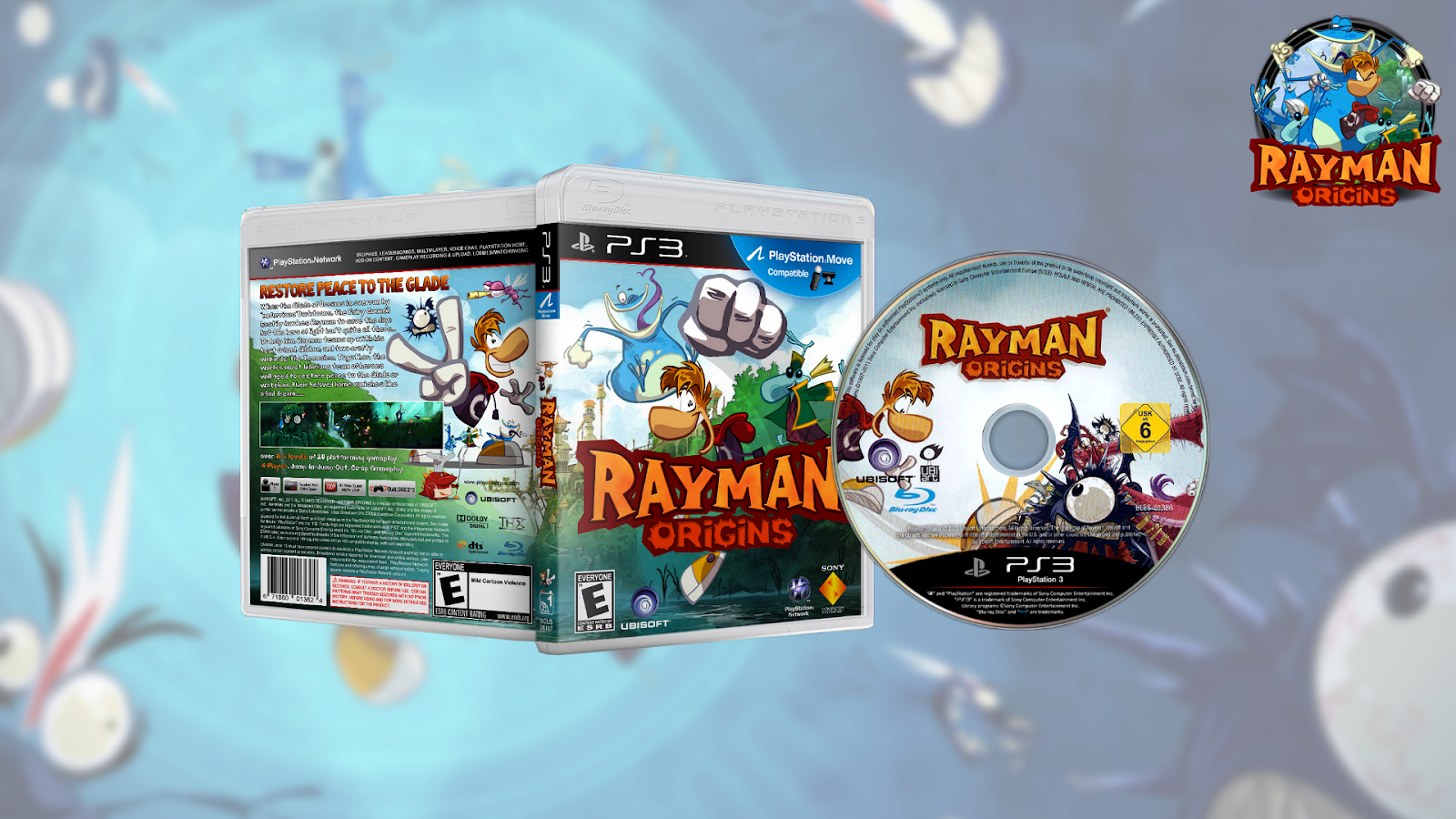 Rayman Origins Wii (1600x900), Png Download