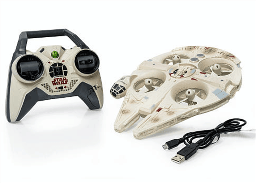 *hot* Star Wars Millennium Falcon Quad Only $29 - Star Wars Flying Drone (1200x628), Png Download