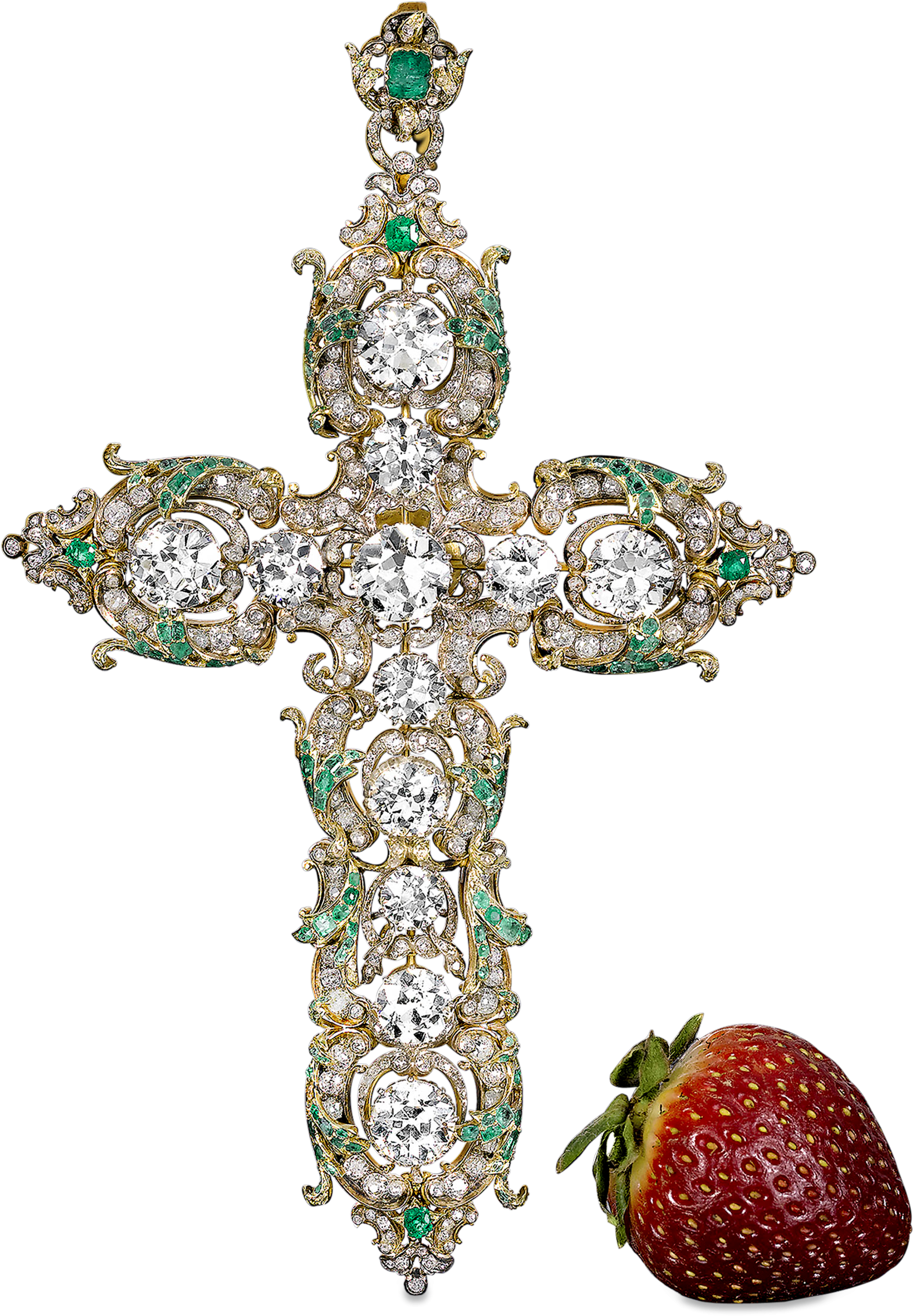 Pope Paul Vi's Diamond Cross - Pope Diamond Cross (2000x2500), Png Download