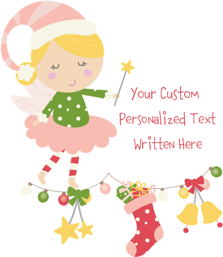 Magical Fairy Christmas Banner - Illustration (690x700), Png Download