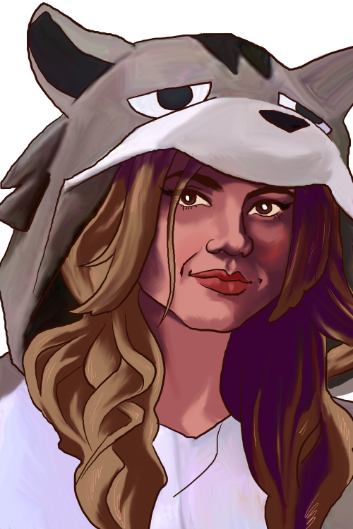 Malia Tate Alittlewerewolfoven - Cartoon (500x750), Png Download