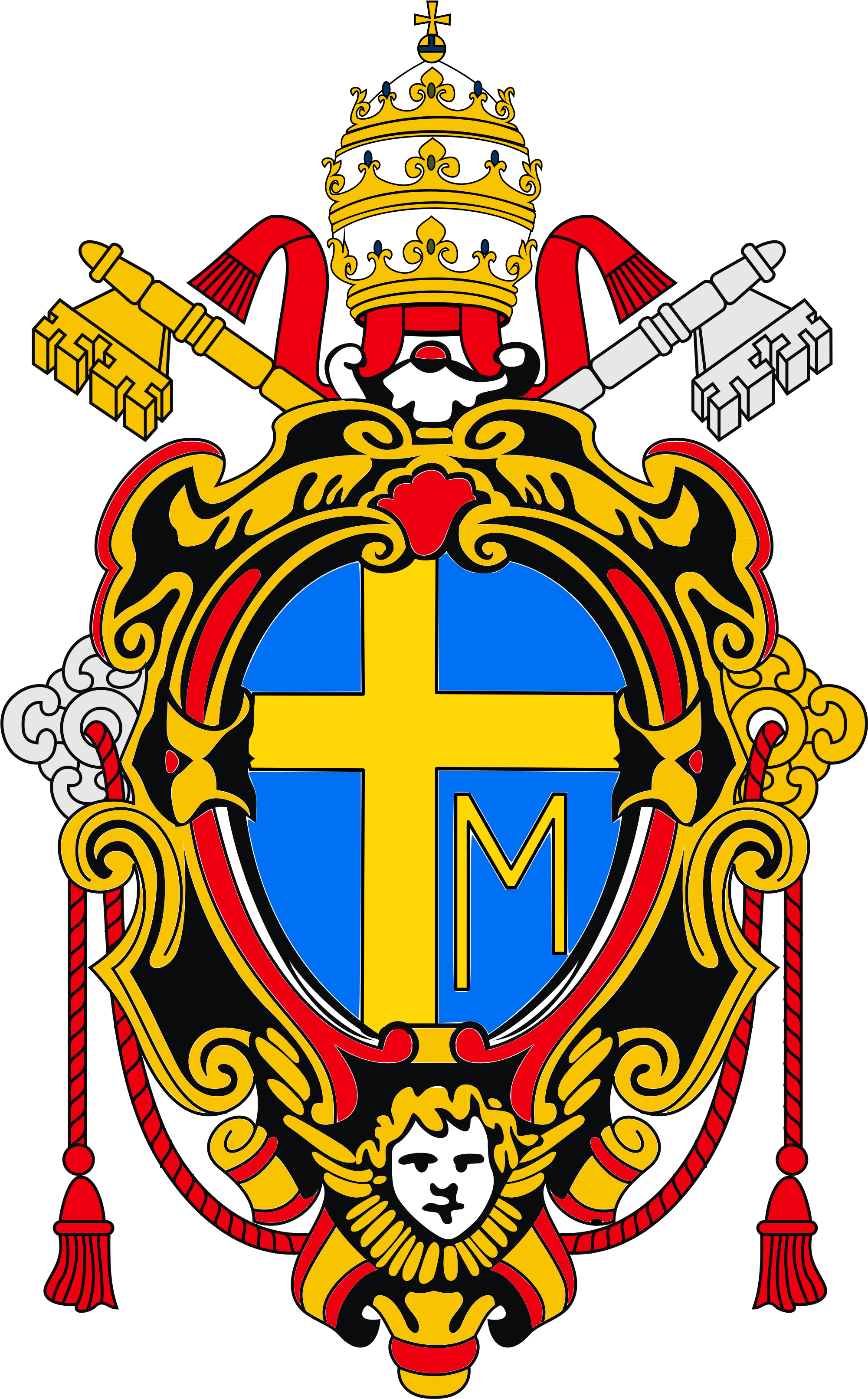 Open - Escudo Papal De Juan Xxiii (2000x3250), Png Download