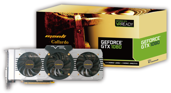 Nvidia Gtx1080 Gallardo 8gb - Manli Gallardo Geforce Gtx 1080 (800x400), Png Download