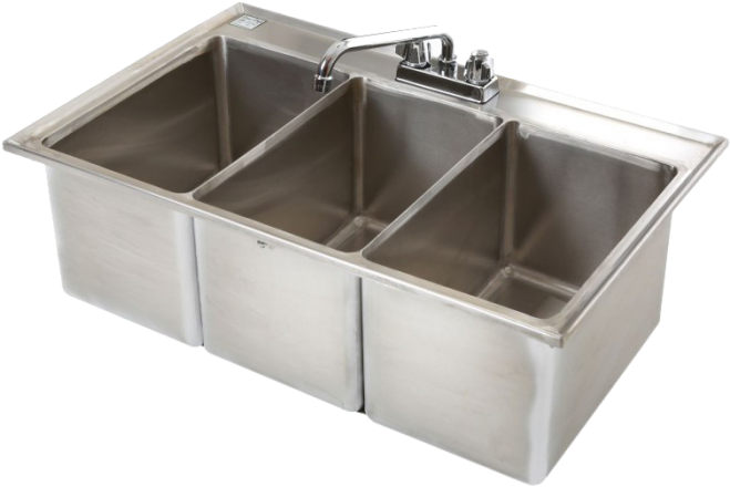 Klinger's Trading Dbs 3 Underbar Sink, Drop In - Kitchen Sink (700x700), Png Download