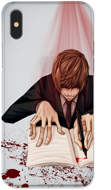 Case Transparente Light Yagami De Luh Rodriguesna - Iphone (800x800), Png Download