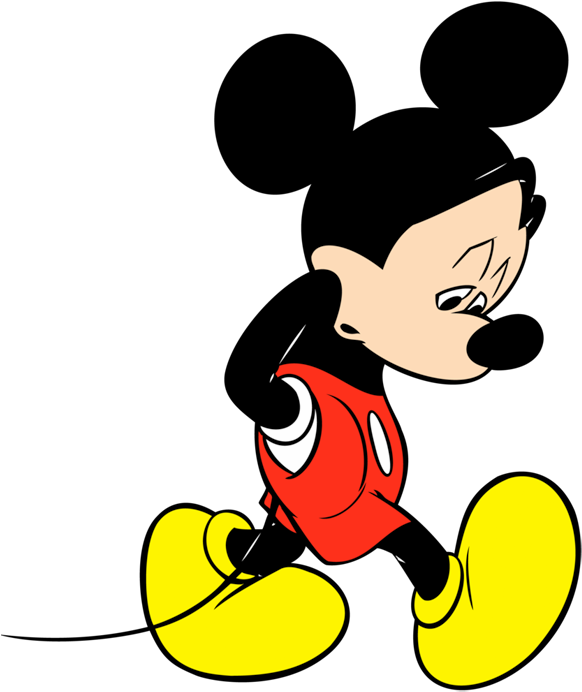 Mickey Mouse Clip Art - Saying Sorry (600x715), Png Download