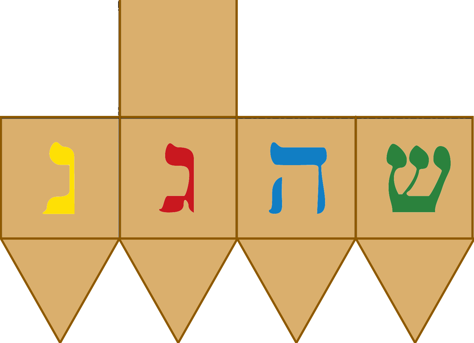 In Order To Apply A Texture, I'll Use The Net Concept - Dreidel (1521x1101), Png Download