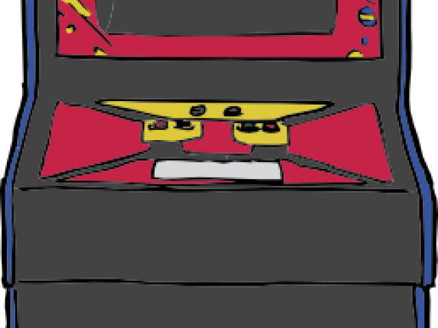 Game Clipart Arcade Machine - Cartoon Arcade Game (640x480), Png Download