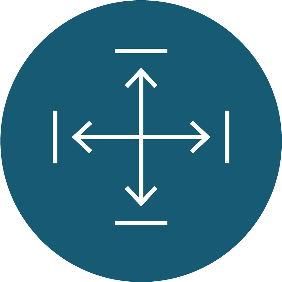 Circle Icon With A Blue Background Showing Line Art - Wii Dance Pad (1051x1050), Png Download