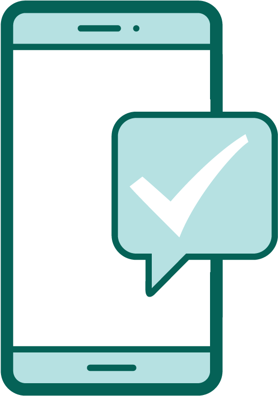 Delivered Message Icon - Sign (576x800), Png Download