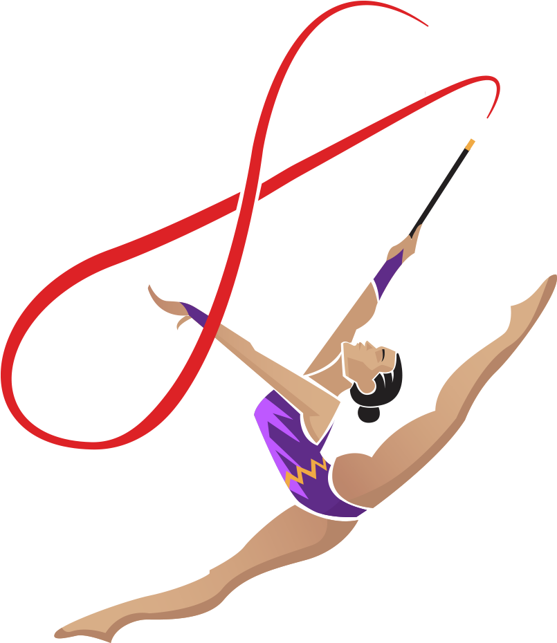 Rhythmic Gymnastics Ribbon Png (1000x1000), Png Download