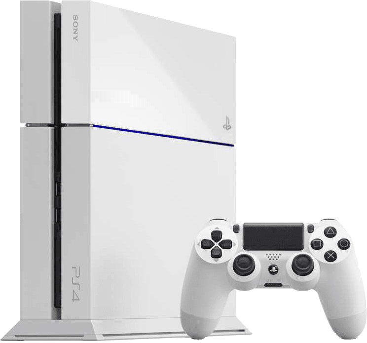 Ps4 500gb Console Glacier White Destiny-3 - Ps4 White (744x695), Png Download