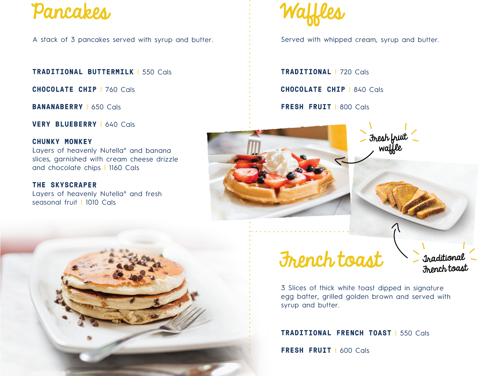 Pancakes, Waffles & French Toast - Dish (1650x1318), Png Download