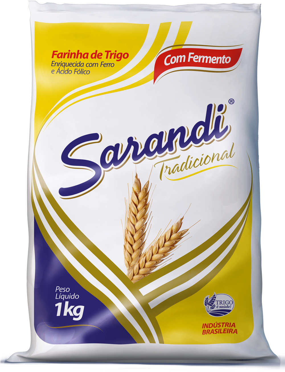 Farinha Sarandi Com Fermento 1kg - Sarandi (1000x1500), Png Download