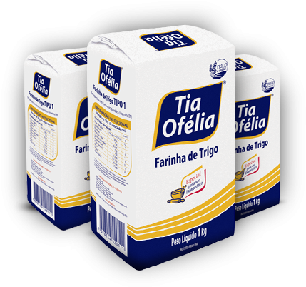 Farinha De Trigo Tia Ofélia Papel 1 Kg - Tia Ofelia (600x540), Png Download