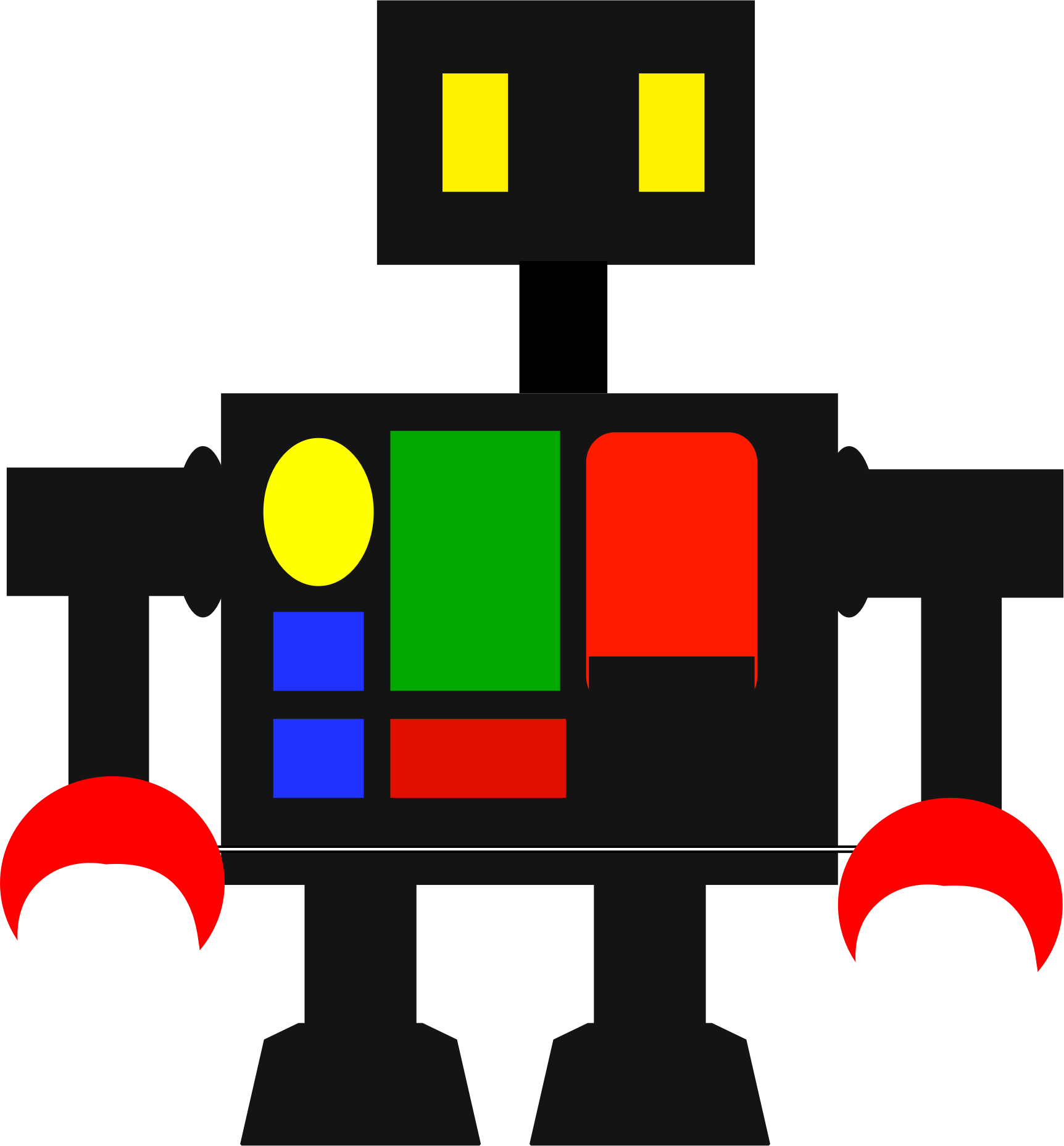 This Free Icons Png Design Of The Robot (1724x1857), Png Download