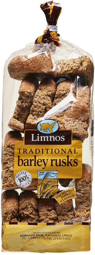 Poriazis Barley Rusks 800g - Whole Wheat Bread (768x1024), Png Download