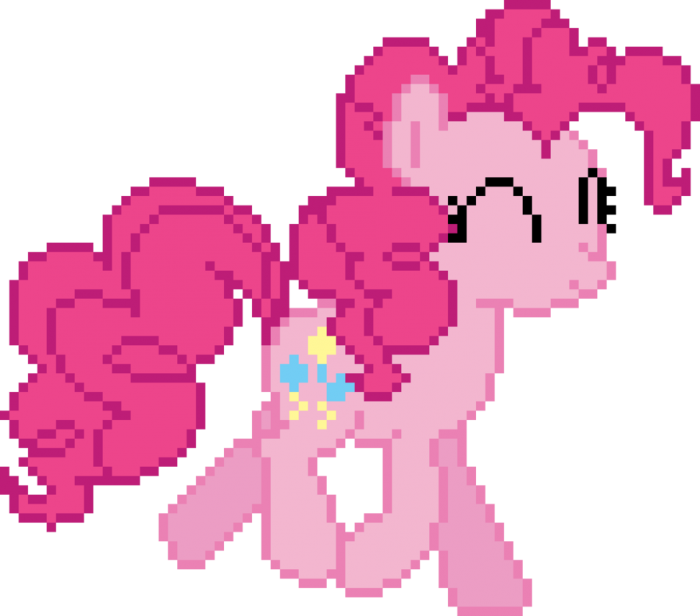 #пинки Пай #my Little Pony #пони Пинки #пони #pixel - Pinkie Pie Vector Mlp (700x616), Png Download