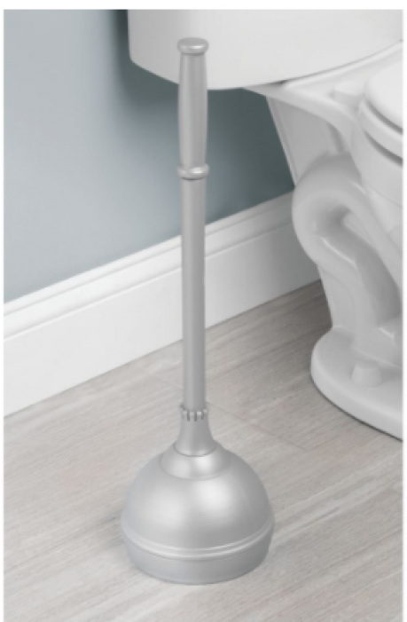 Interdesign Toilet Plunger And Holder For Bathroom - Floor (700x700), Png Download