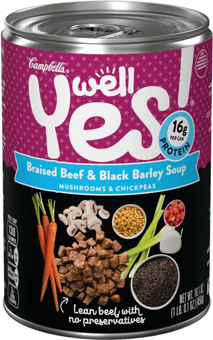 Campbell's Well Yes Chicken Noodle Soup (700x700), Png Download