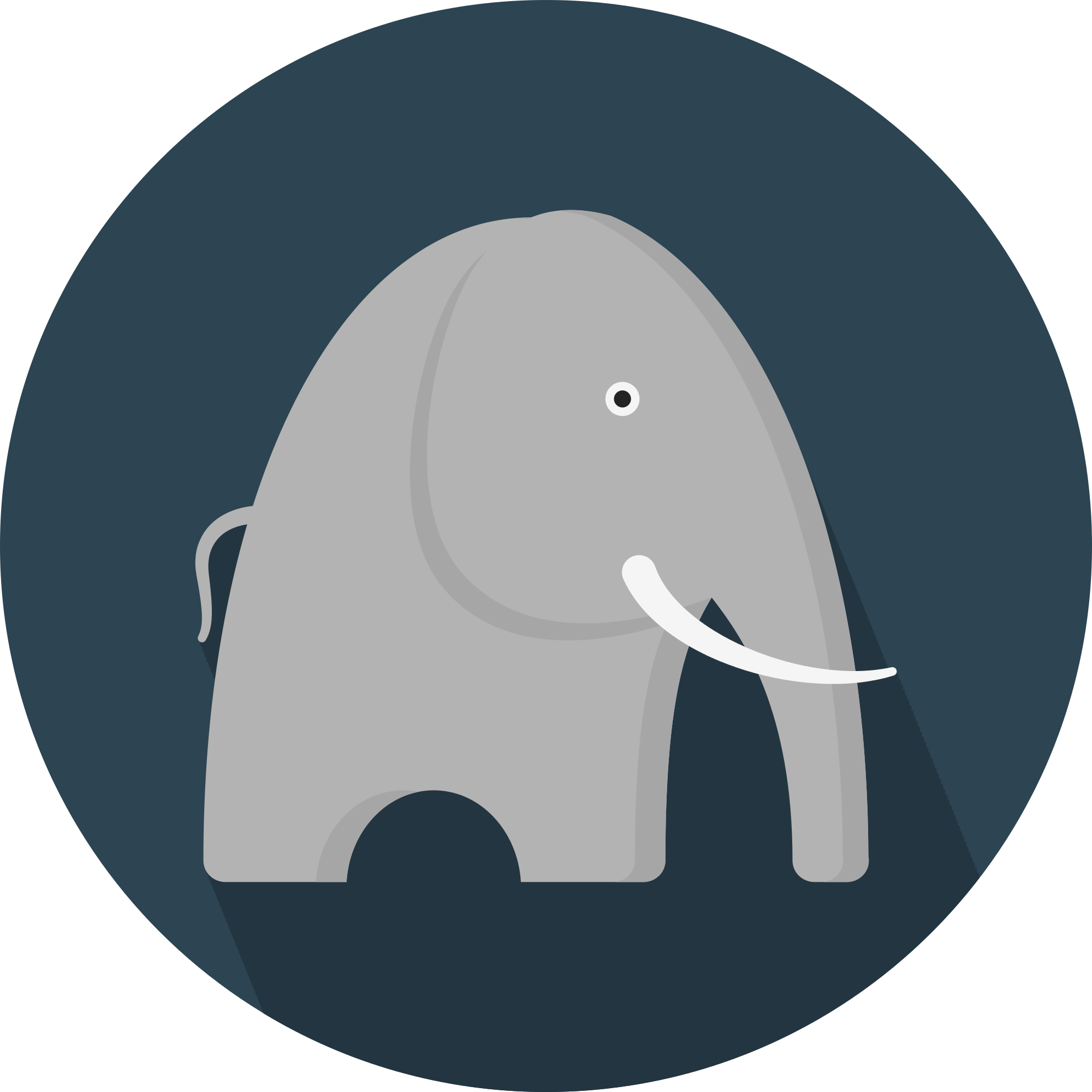 File Creative Tail Animal Elephant Wikimedia Commons - Indian Elephant (2000x2000), Png Download