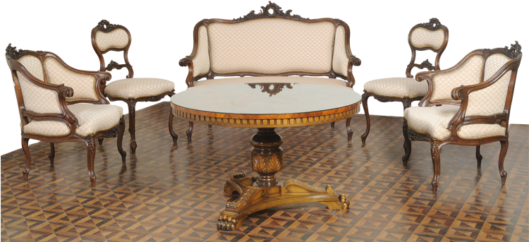 Living Room Sets - Salon Room Furniture (750x438), Png Download