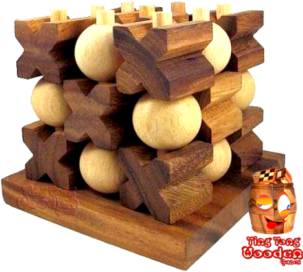 3d Tic Tac Toe Large The Xo Strategy Game In 3d As - 3 D Tic Tac Toe Game (650x548), Png Download